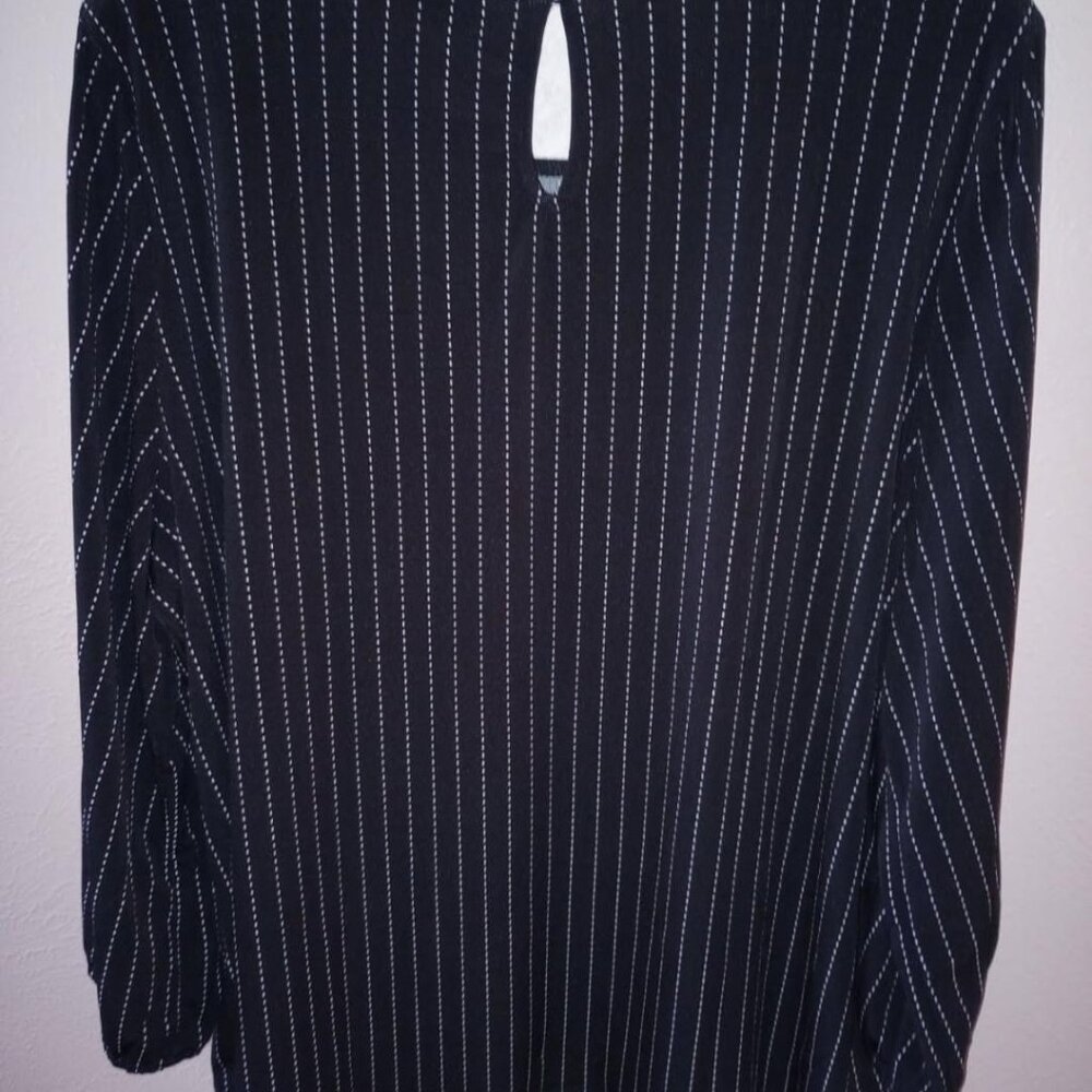 Adrianna Papell Women's Plus Size XXL Black 3/4 Sleeeve Blouse Top NWT - Picture 5 of 5